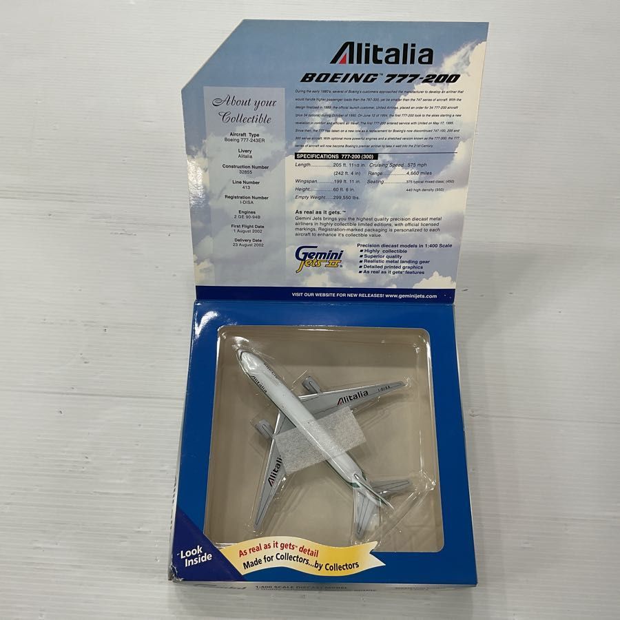 Gemini Jets Alitalia アリタリア イタリア航空 ボーイング 777-200 1