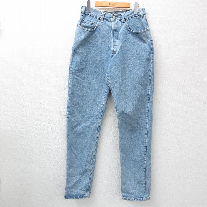 W31/古着 ギャップ GAP ジーンズ メンズ 90s テーパード コットン 紺 ネイビー デニム 24sep25 中古 ボトムス ジーパン Gパン ロング パン