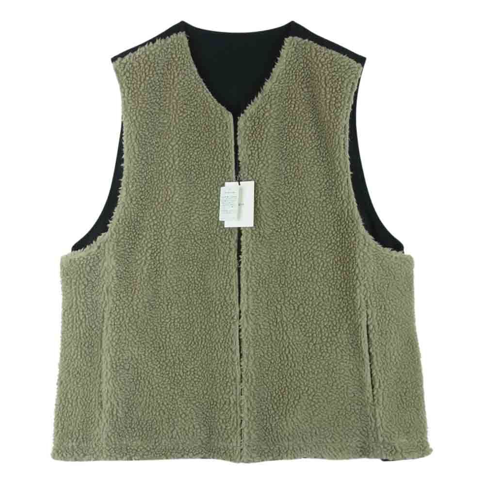 シュタイン stein ST.419 WOOL BOA REVERSIBLE VEST ウール