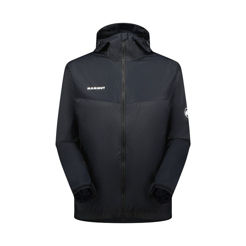MAMMUT マムート グライダー 2.0 ウィンドブレーカー フーデッド ジャケット アジアンフィット メンズ 0001 black M
