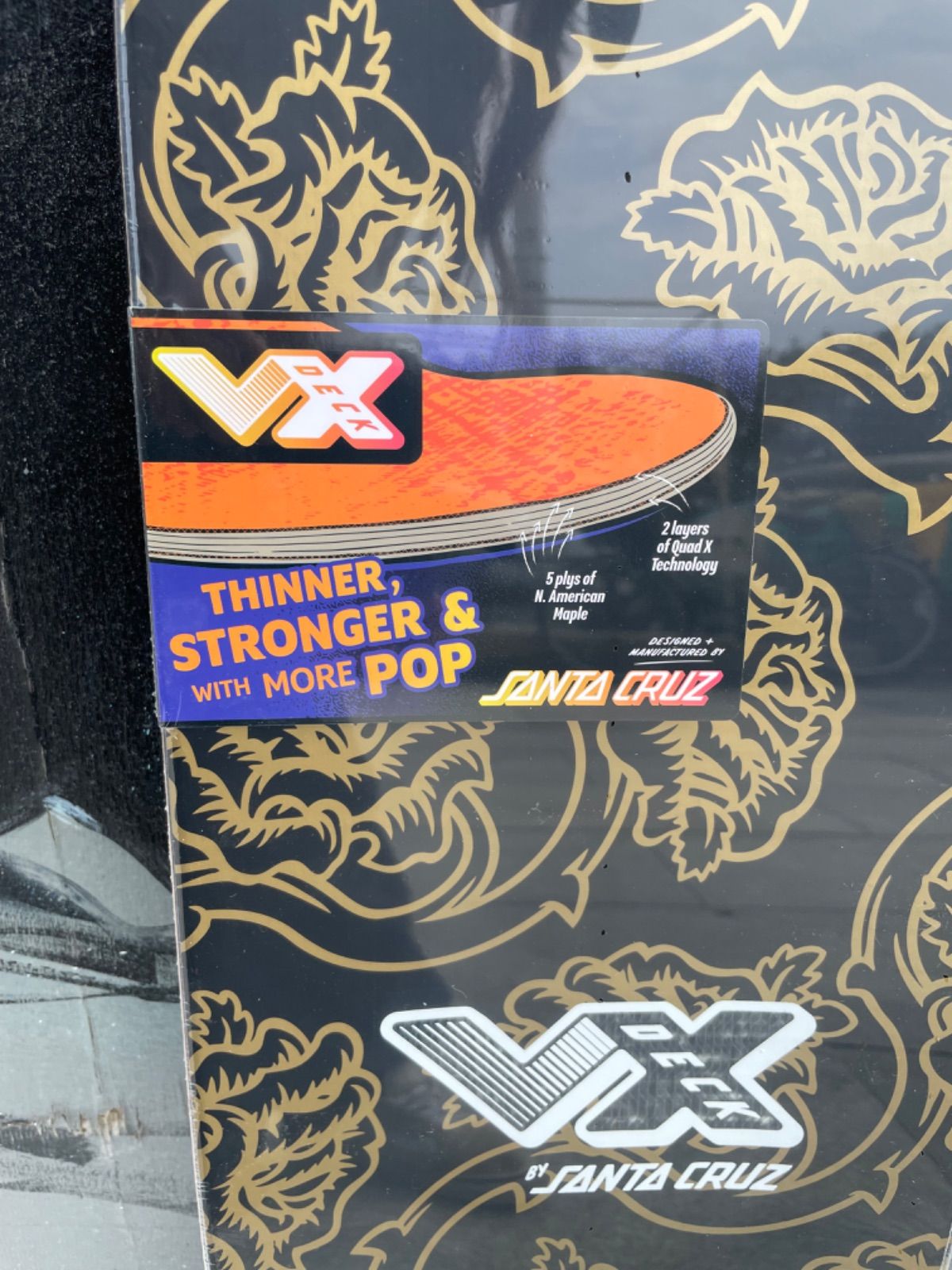 SANTA CRUZ サンタクルーズ スケボー デッキ 8.8 DRESSEN ROSES DOT VX