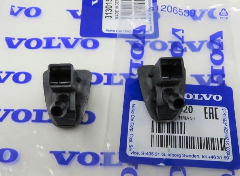 ボルボ 純正 ウィンドーウォッシャー ノズル 左右セット 新品