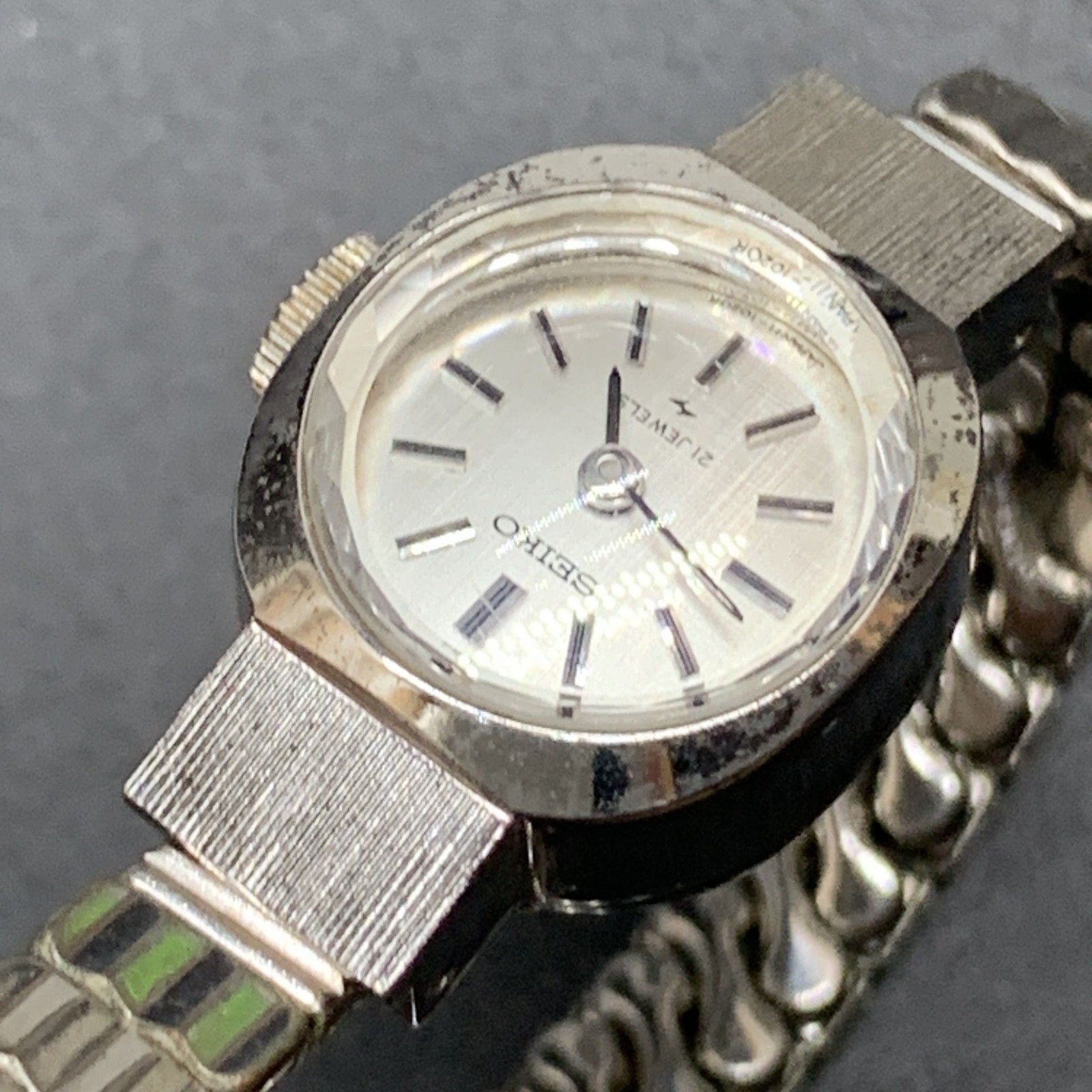 I318 可動 アンティーク 稼働品 SEIKO 21JEWELS 11-0340 セイコー 手巻 