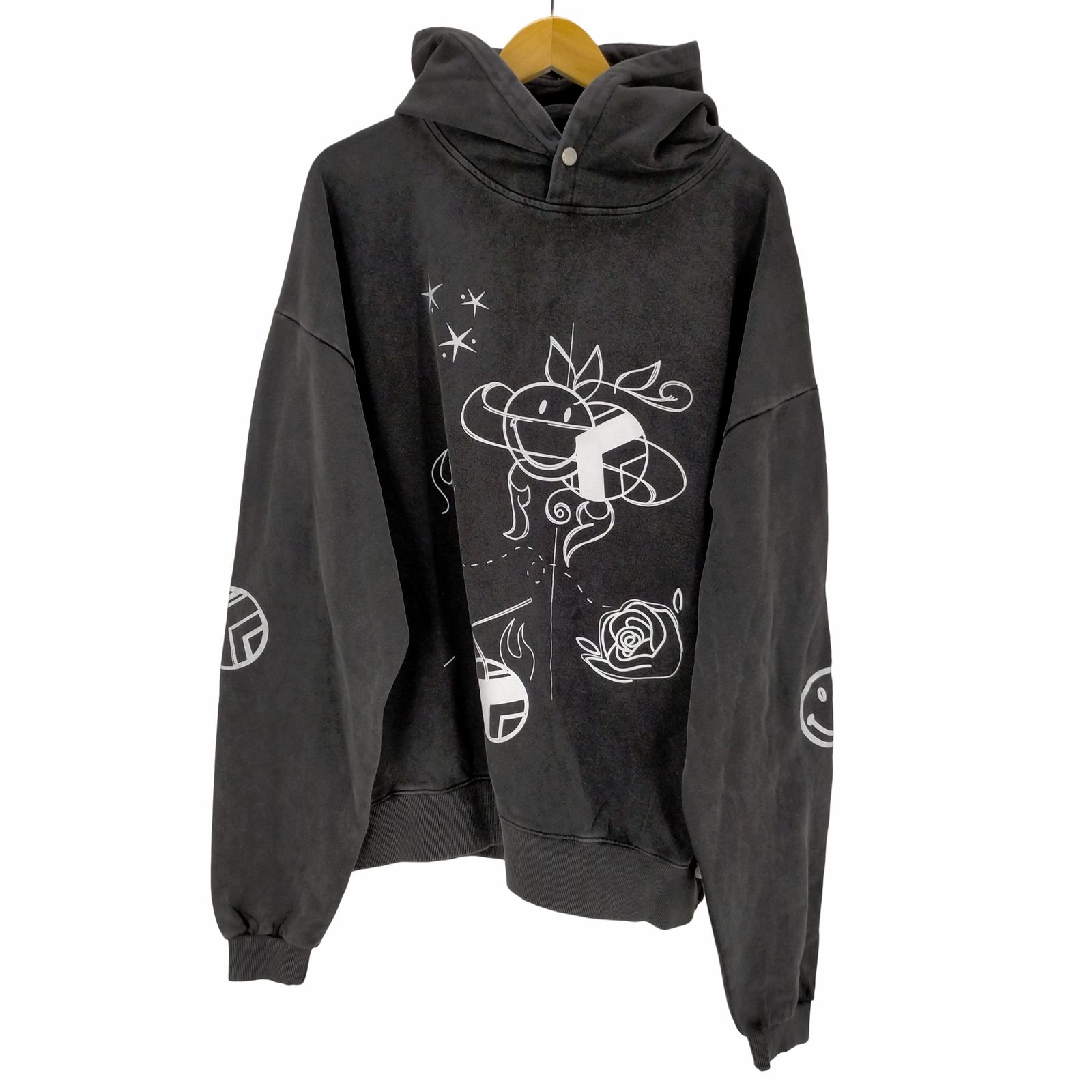 ナードユニット NERDUNIT Smiley Wonderland Hoodie メンズ JPN：5