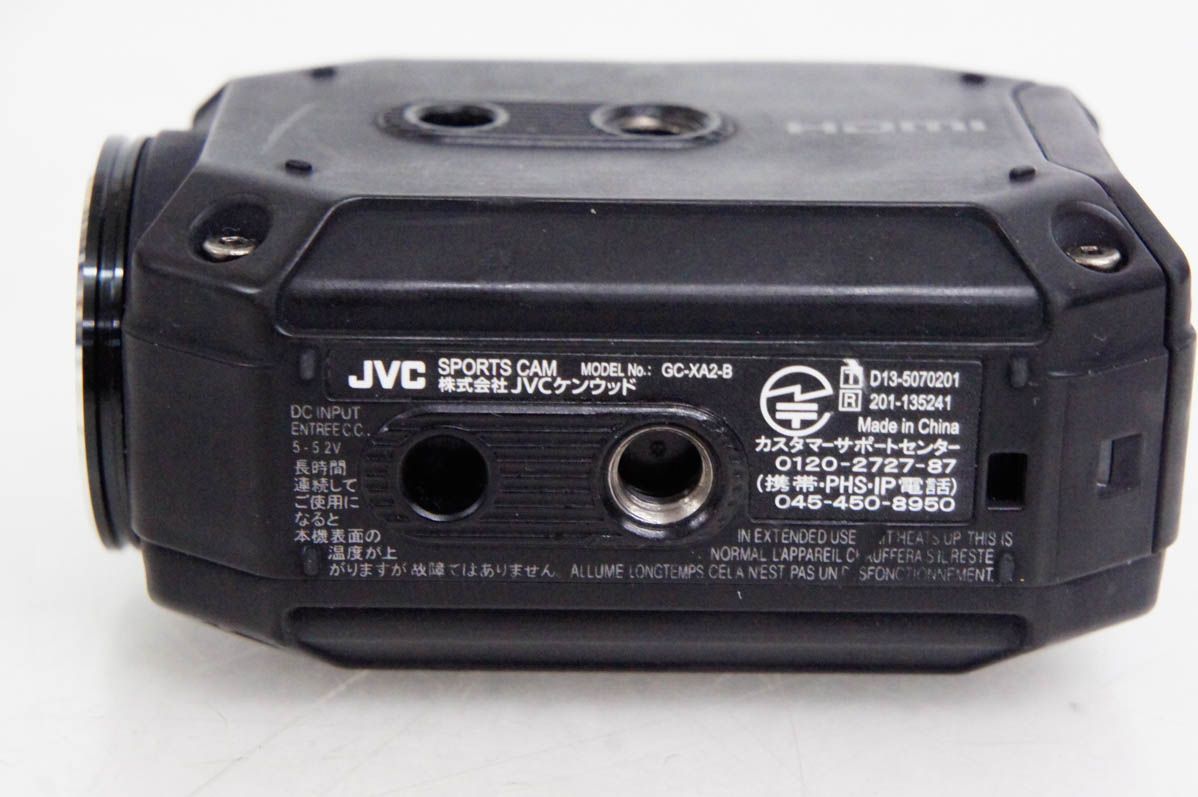 【中古】JVC Victorビクター ADIXXION 防水・防塵・耐衝撃・耐低温スポーツカム GC-XA2 アクションカム