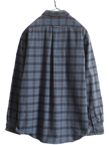 FILSON チェック柄ネルシャツ 両胸ポケット付き L