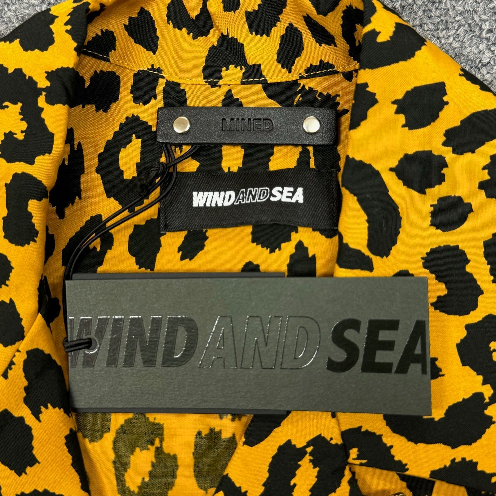 新品 WIND AND SEA 24SS MINEDENIM Lips Leopard Print Open 新品 WIND AND SEA 24SS MINEDENIM Lips Leopard Print Open