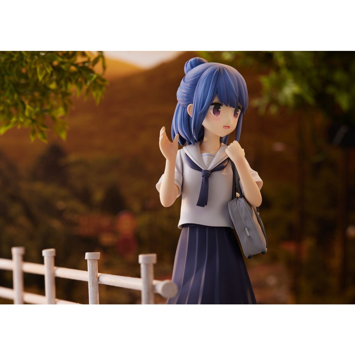 PLUM直販限定 志摩リン[中学生Ver.](ほほえみVer.)(しまりん) ゆるキャン△ SEASON2 1/7 完成品 フィギュア(LPF213) PLUM(プラム) PLUM直販限定】志摩リン[中学生Ver.]（ほほえみVer