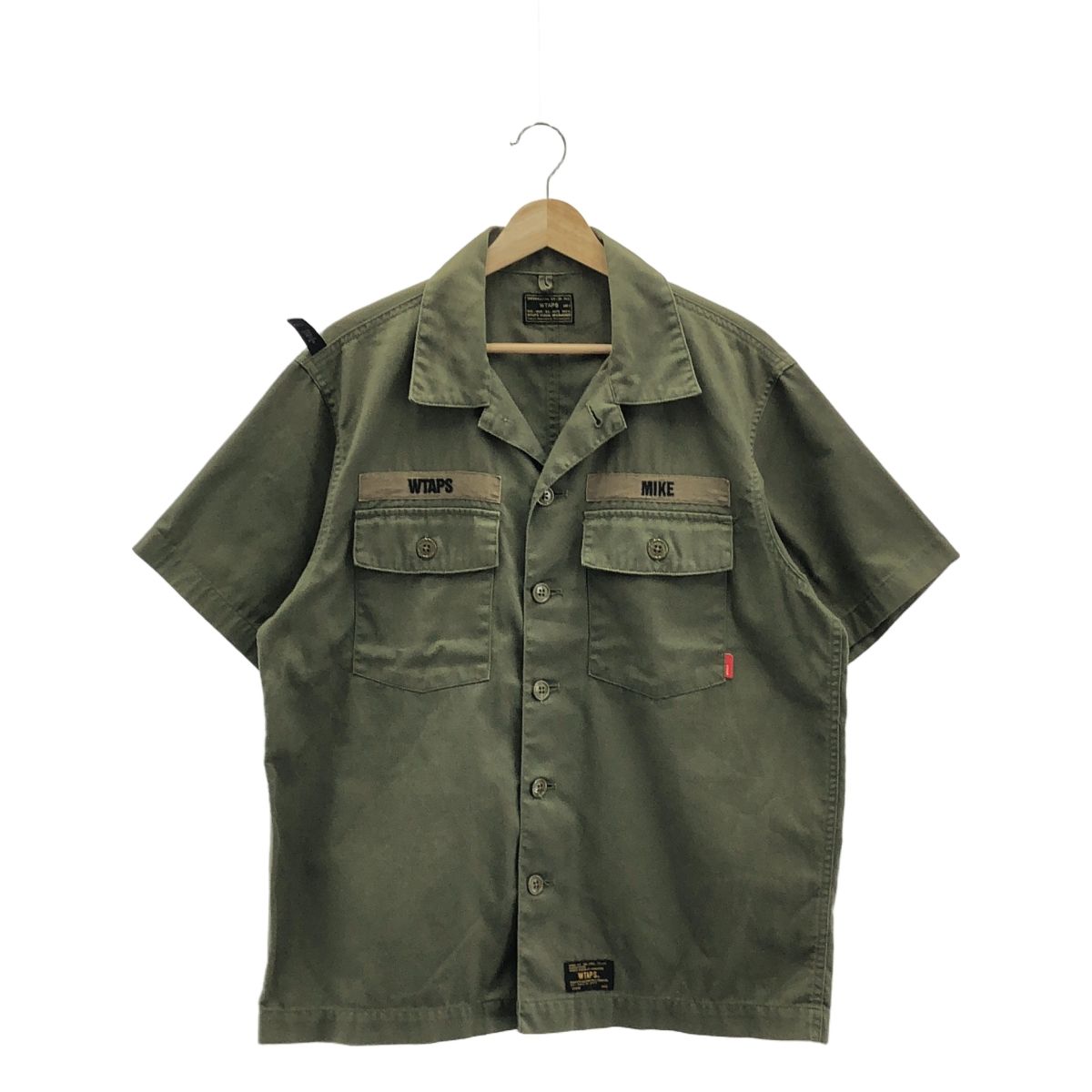 WTAPS | ダブルタップス | BUDS SS SHIRT COPO SERGE | ミリタリー シャツ | 2 | カーキ | メンズ