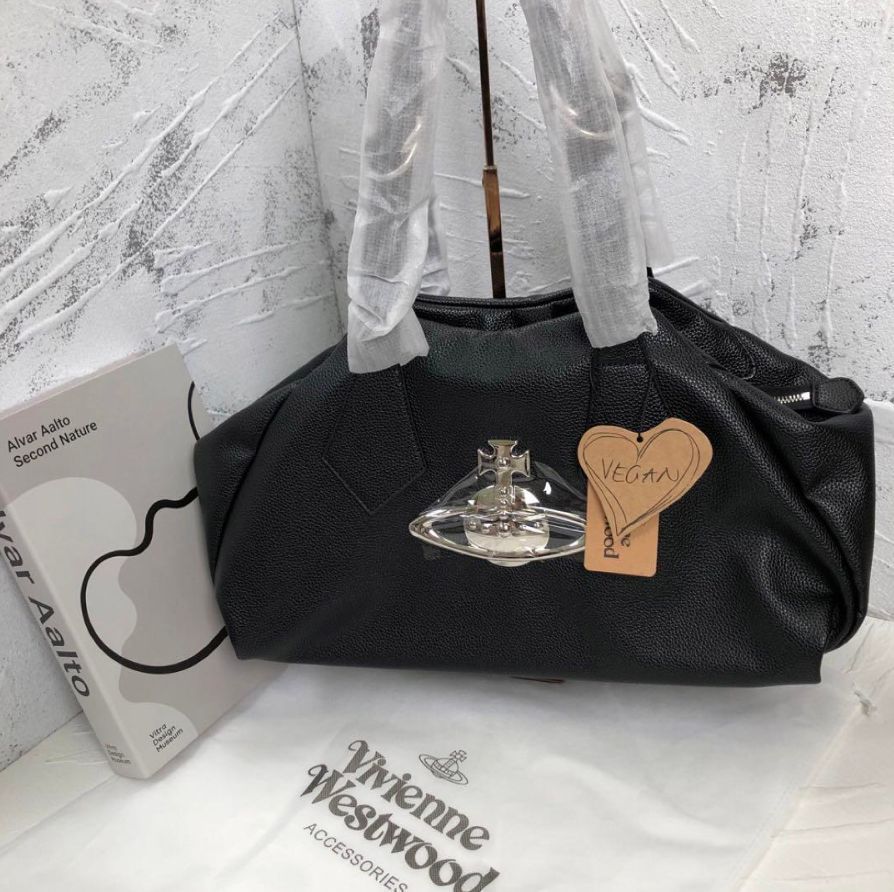 vivienne westwood ボストンバッグ ビッグオーブ レザー - ボストン 