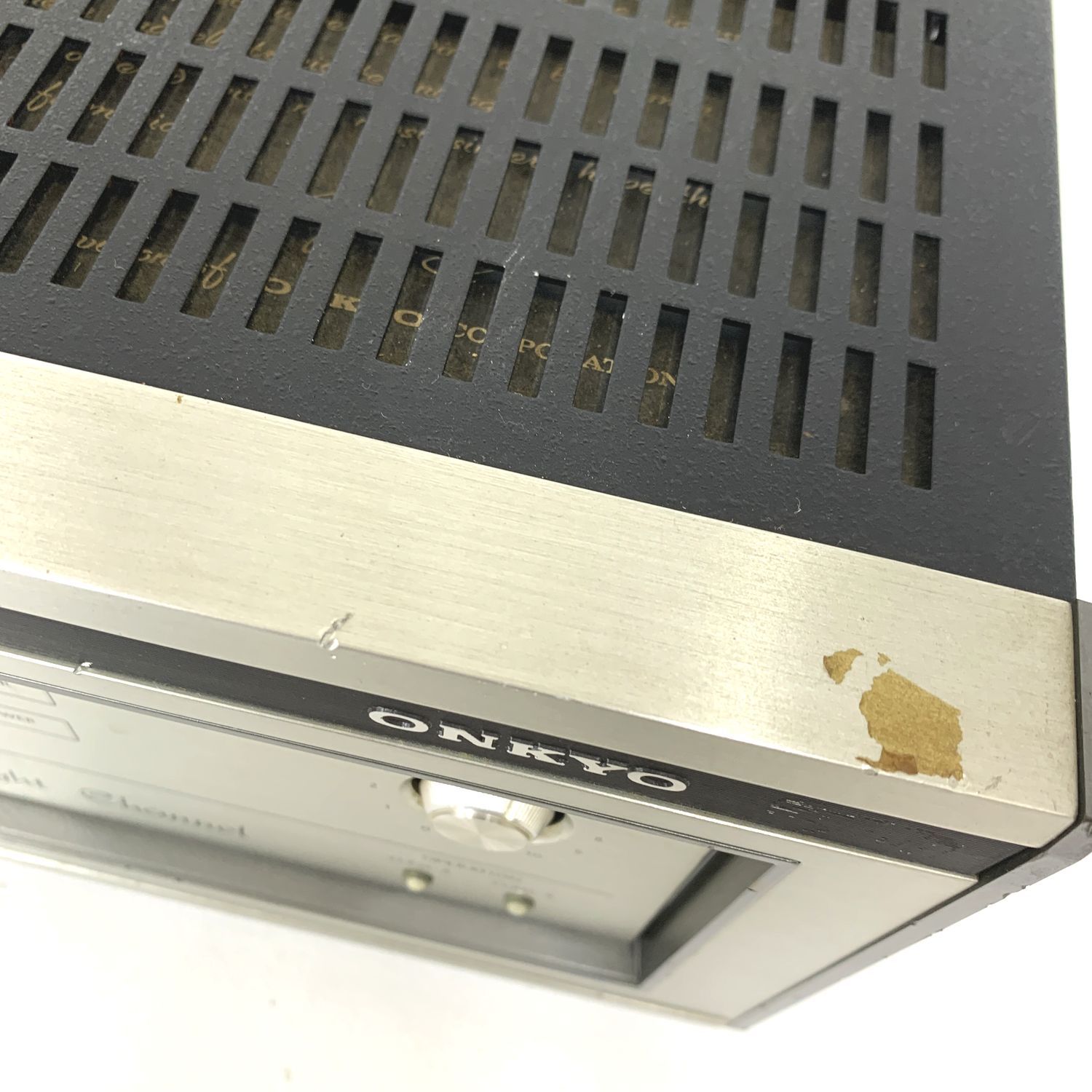 ☆加古川物流】【ジャンク品】ONKYO Integra ステレオパワーアンプ m