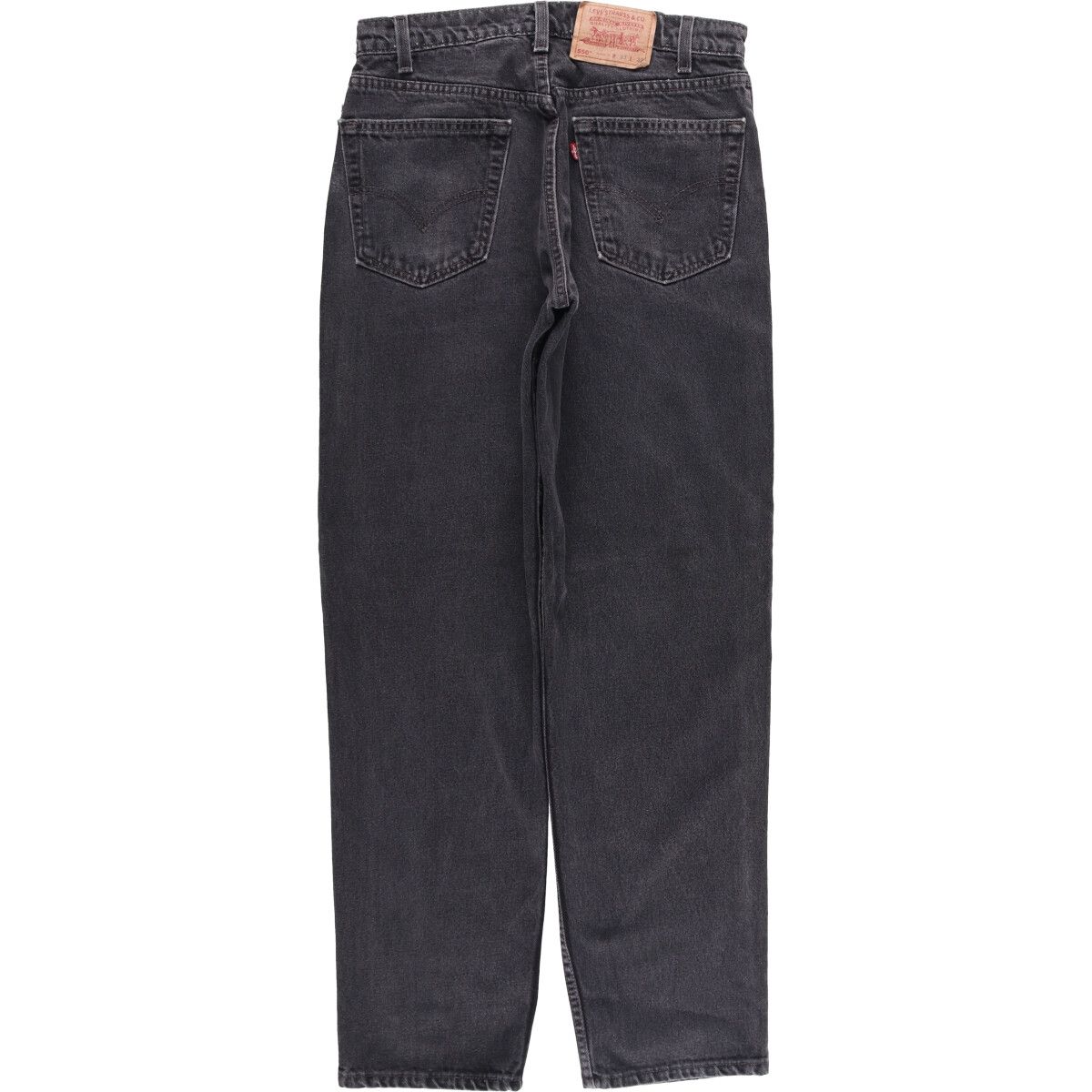 古着 90年代 リーバイス Levi s 00550-0260 RELAXED FIT ブラックデニム テーパードデニムパンツ メンズw31相当 evb031724