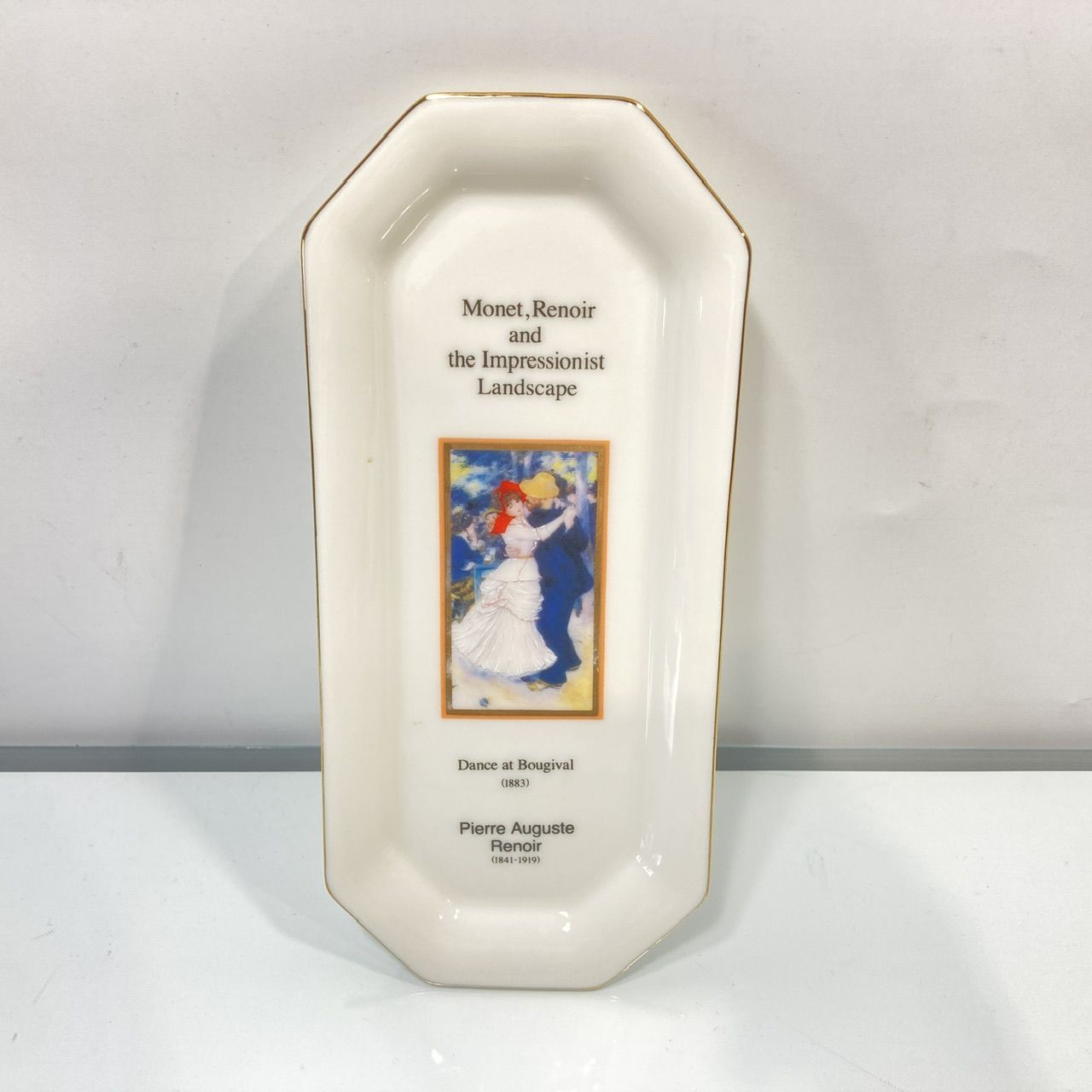 ブージヴァルのダンス 1883年 ルノワール絵画 お皿 (管理番号