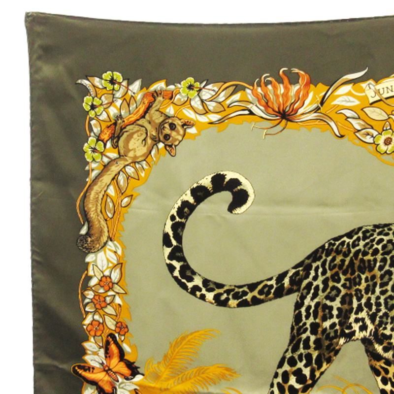 エルメス HERMES Jungle Love ジャングルラブ カレ 90 スカーフ