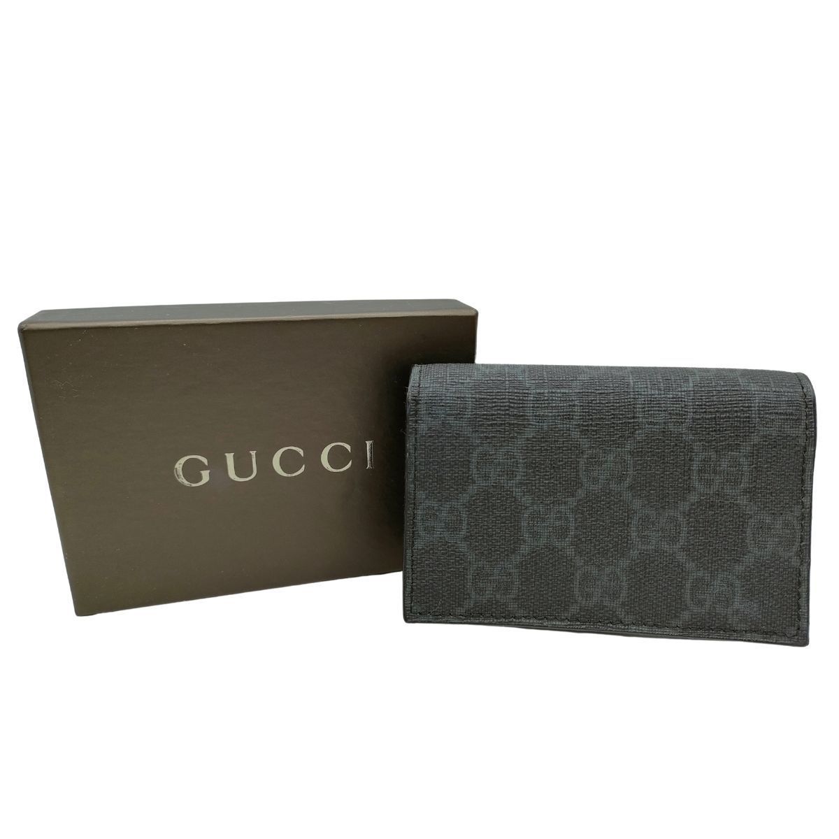 グッチ カードケース GUCCI GGプラス 名刺入れ ビジネス K207 - メルカリ