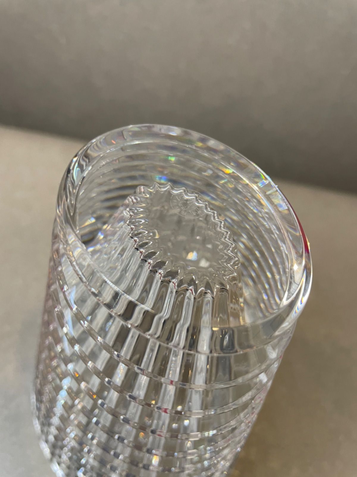 【未使用】バカラ アイ フラワー ベース クリアー 花瓶 14.5cm 新品未使用 バカラ アイ フラワー ベース S 14.5cm クリアー 花瓶