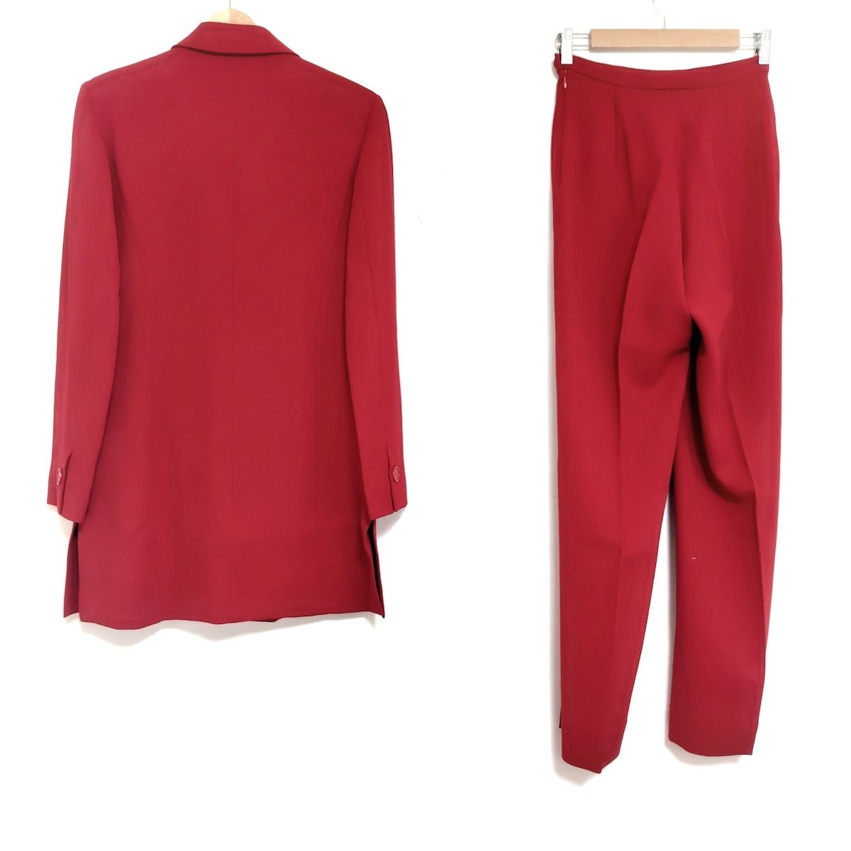 Max Mara マックスマーラ レディースパンツスーツ レディース - レッド ダブル