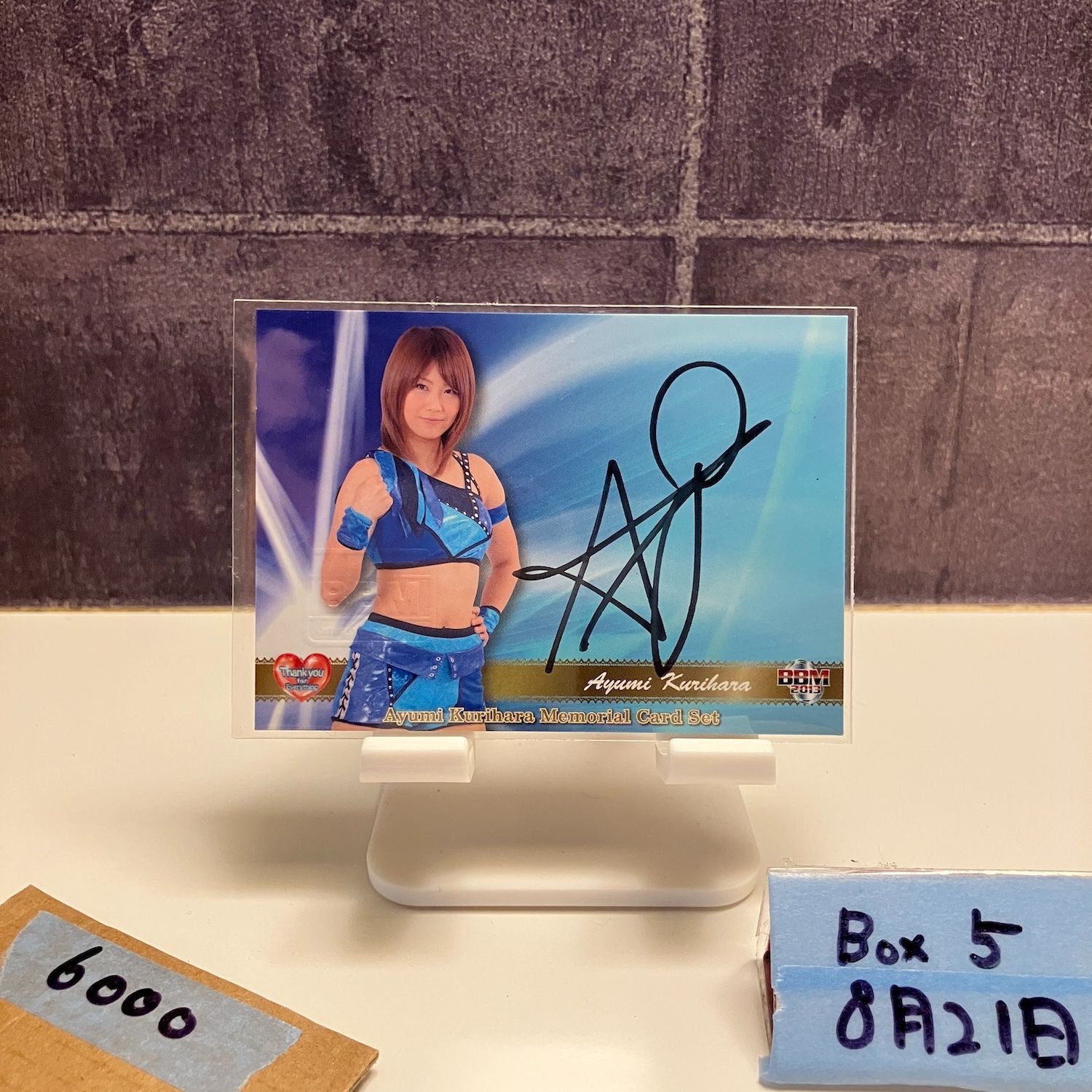 2013 BBM Memorial 栗原亜衣 173/300 直筆サイン 女子プロレス