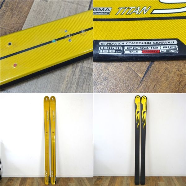 ブリザード BLIZZARD TITAN9.2 188cm センター92mm スキー板 フリー