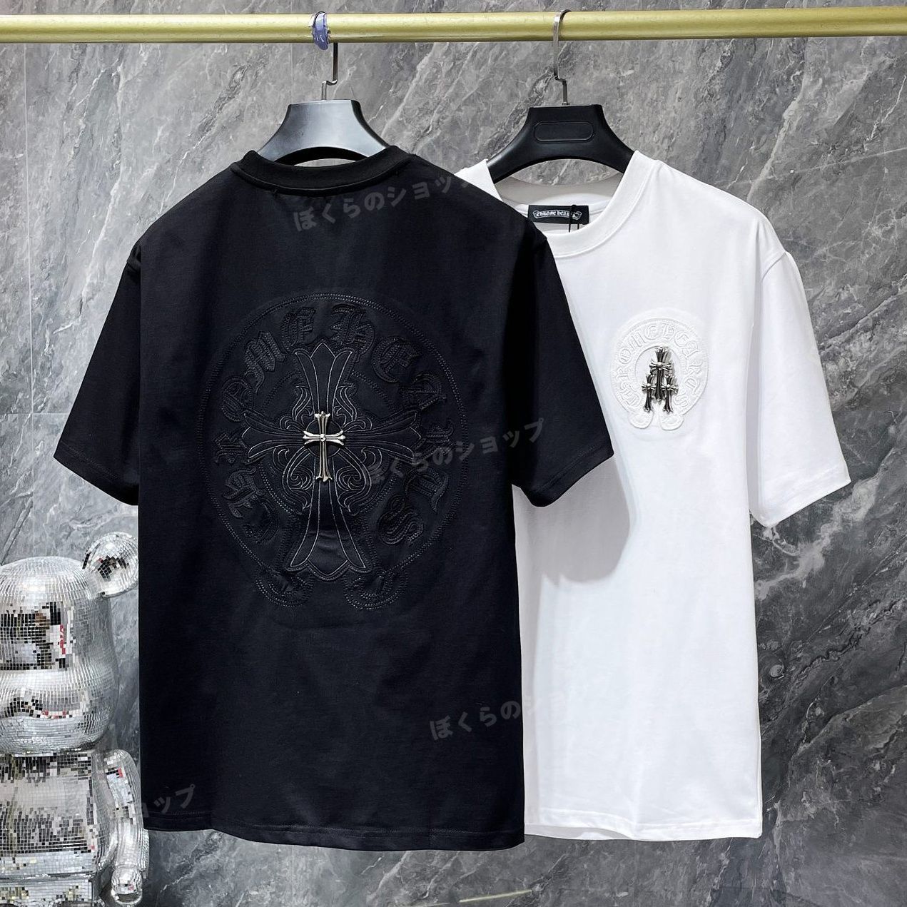 Chrome Hearts | クロムハーツ Ｔシャツ 半袖 ロンT カットソー ロング Tシャツ ブラック ホワイト 黒 白