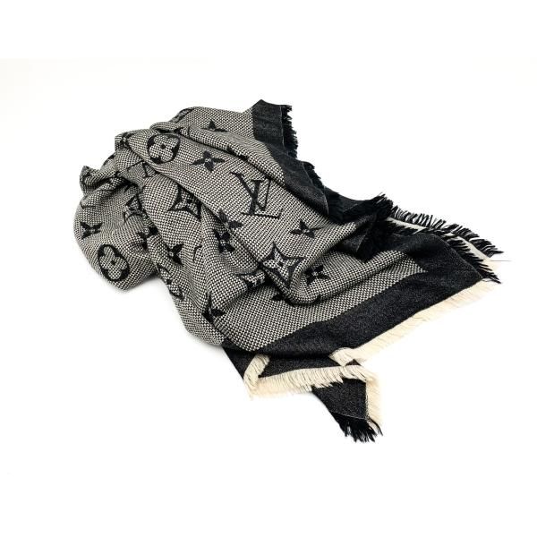 LOUIS VUITTON ルイヴィトン シルク ウール モノグラム ネオナット