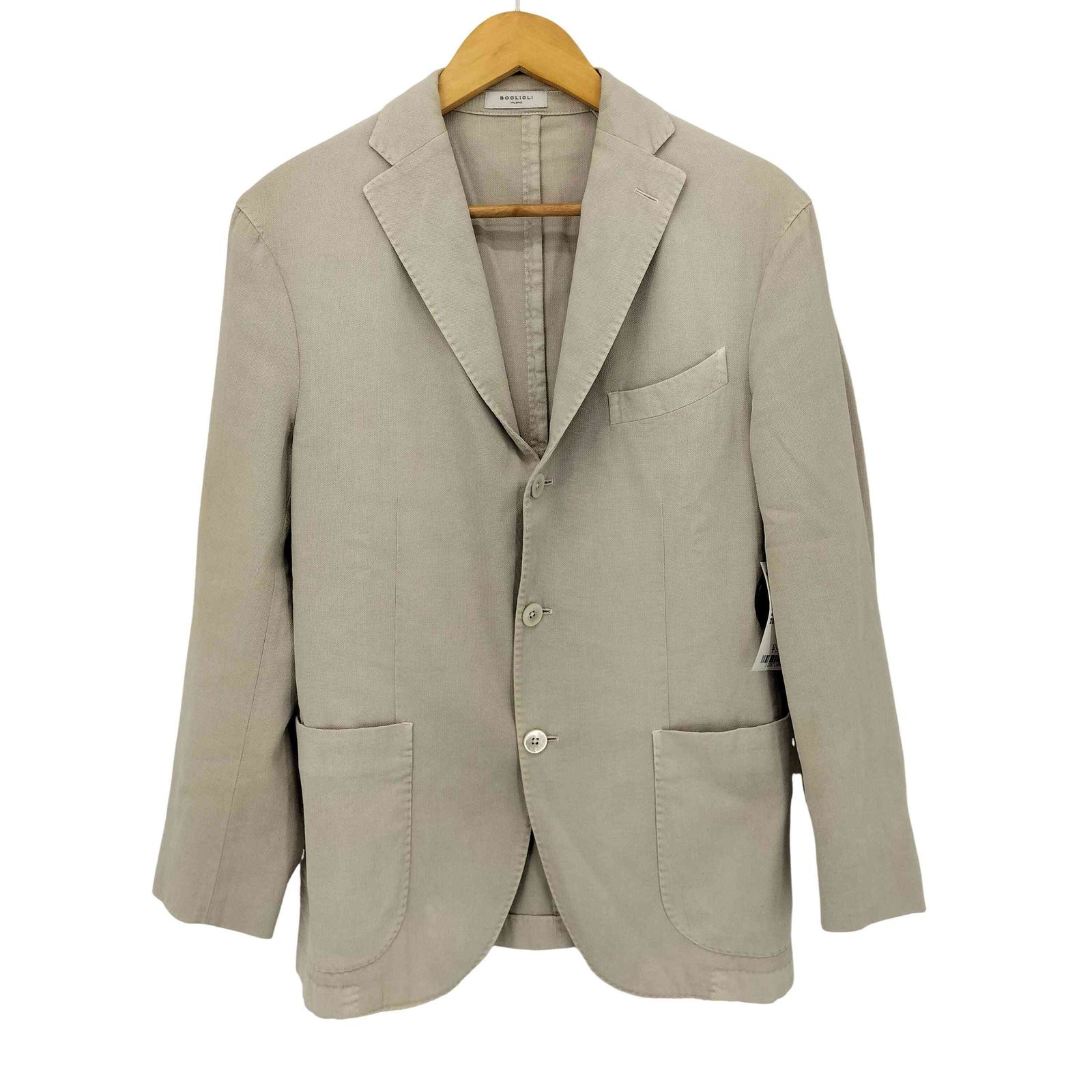 ボリオリ COAT メンズテーラードジャケット 46 100%リネン 本切羽 ボリオリ COAT メンズテーラードジャケット 46 リネン 本切羽