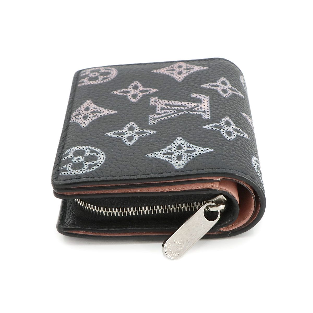 ルイ ヴィトン LOUIS VUITTON マヒナ ポルトフォイユ クレア 二つ折り 財布 レザー ノワール M81658 RFID Clea  Wallet 90263756 - メルカリ