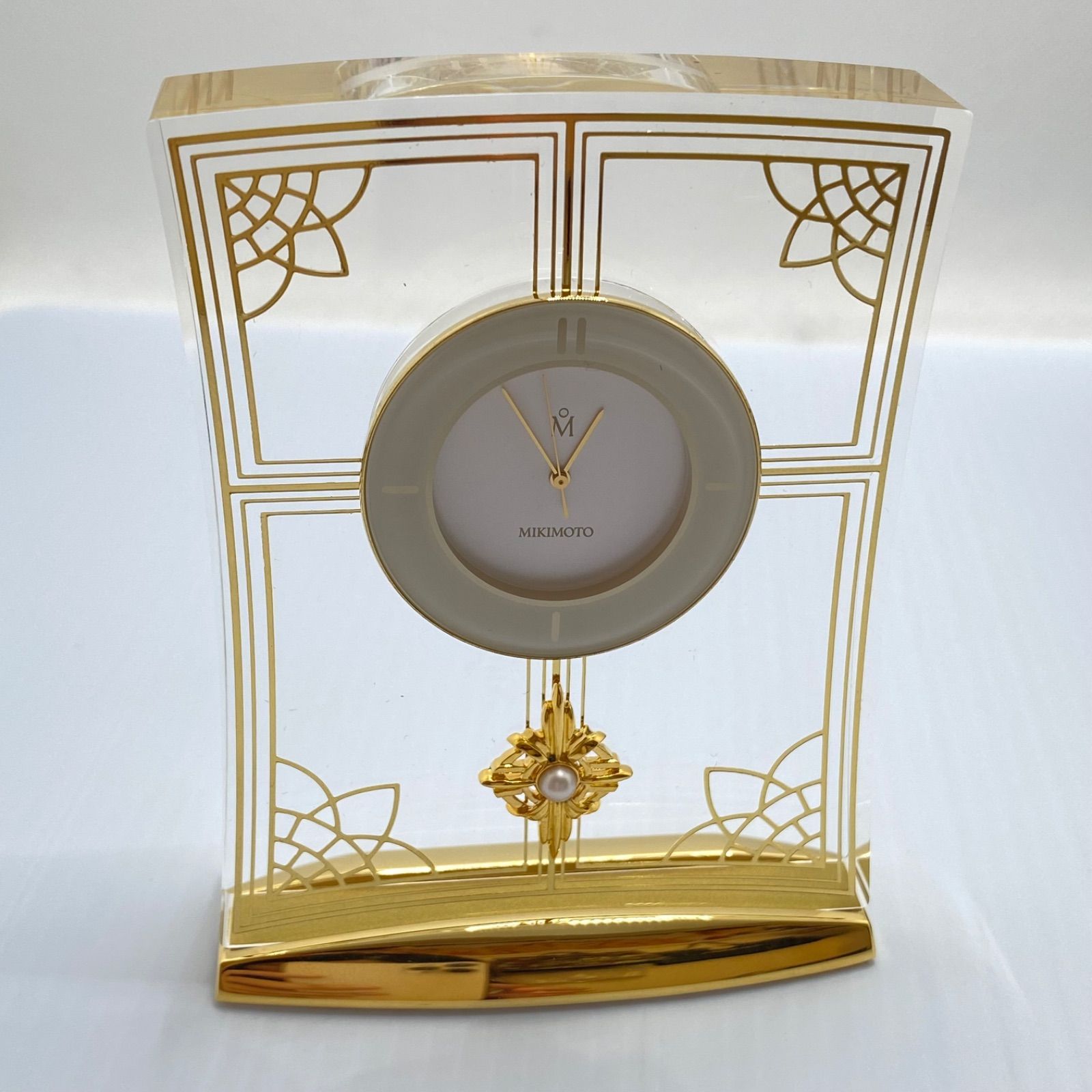 MIKIMOTO】ミキモト 置き時計 真珠付き 美品（不動品） - メルカリ