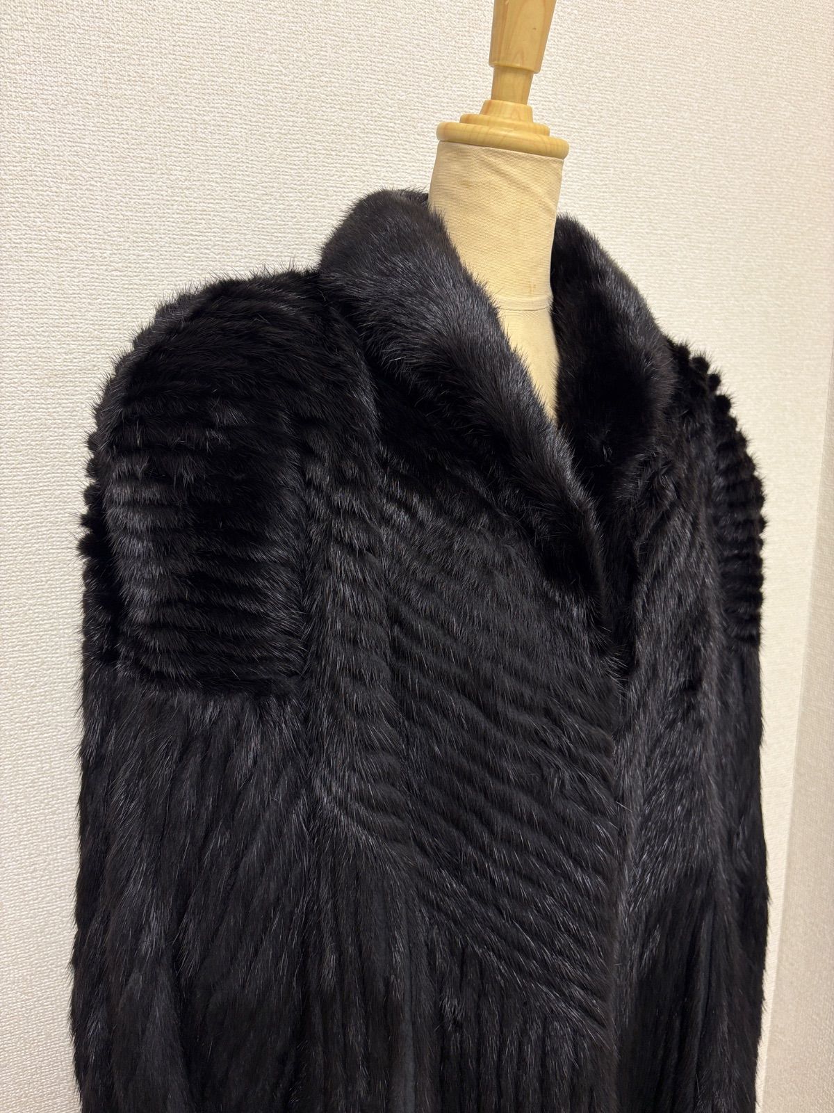 SAGA MINK ミンクコート 毛皮 リアルファー C25102615