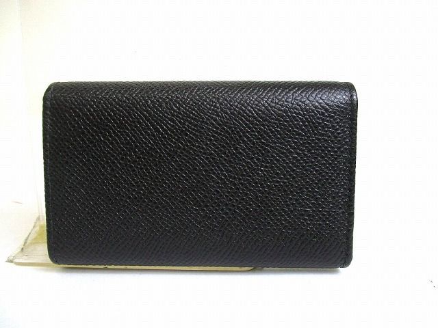 ブルガリ BVLGARI ブルガリブルガリ ロゴクリップ グレインレザー 6連