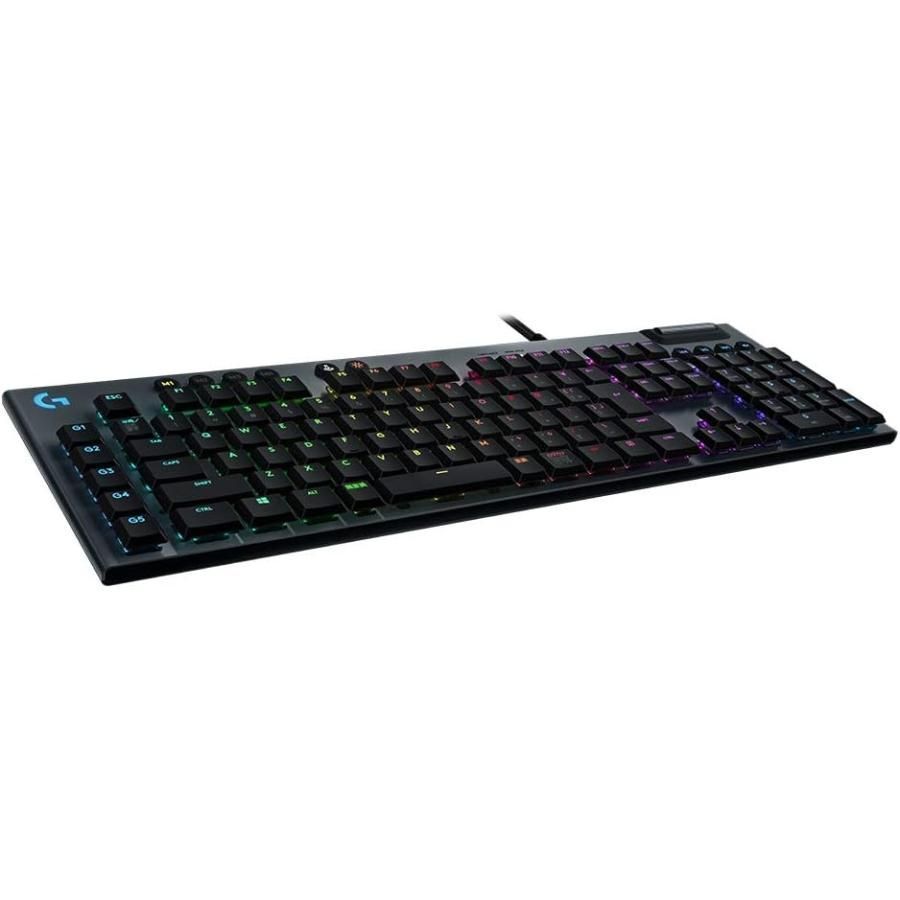 Logicool|ロジクール メカニカルゲーミングキーボード Clicky LIGHTSYNC RGB G813-CK 有線 |USB|クリッキー クリック音