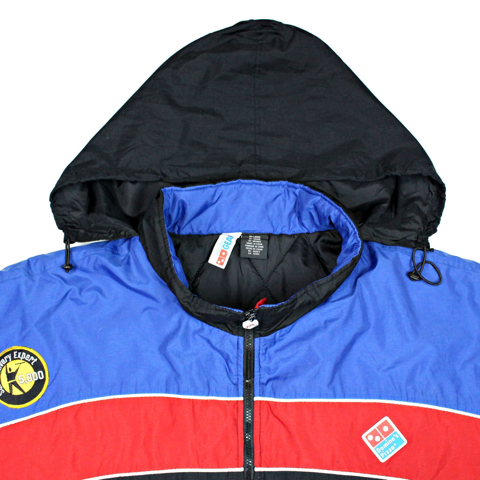 US Domino's Pizza ドミノピザ 旧ロゴ 防寒中綿入り ナイロン