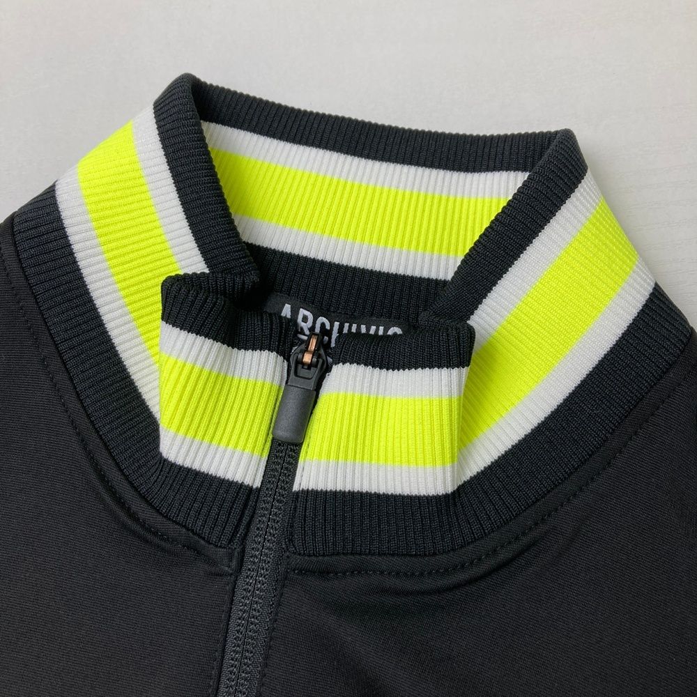 【美品】パーリーゲイツ　フルジップボーダー柄　トラックジャケット　ジャージ　6 美品】パーリーゲイツ フルジップボーダー柄 トラックジャケット