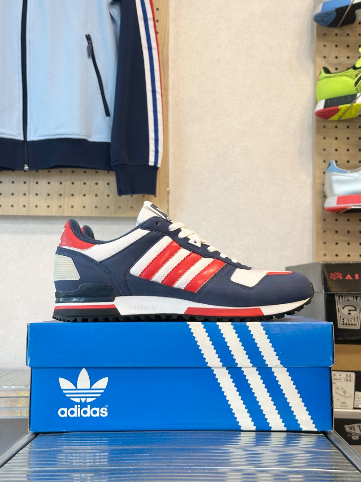 未使用品 adidas 【ZX 700 MESH】 adidas ZX700 27.5cm ネイビー