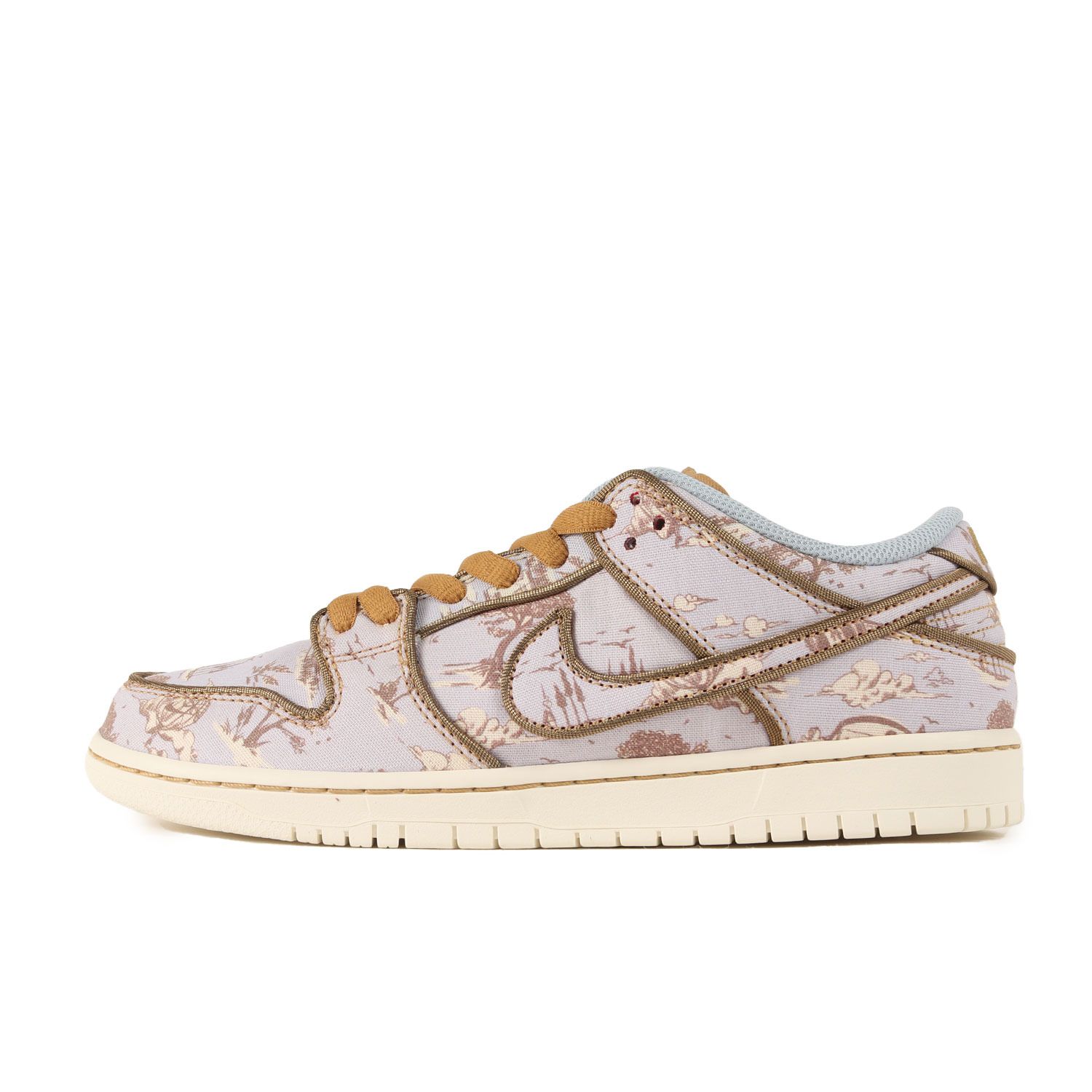 新品 NIKE ナイキ サイズ:26.5cm SB DUNK LOW PRO PRM TOILE (FN5880-001) ダンク ロー フットボールグレー ココナッツミスク US8.5 ローカット スニーカー シューズ【メンズ】