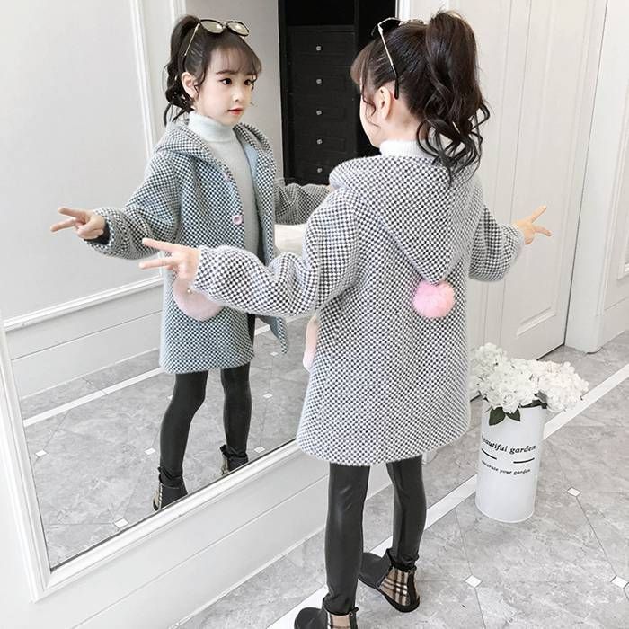 子供コート 女の子 キッズ アウター ジャケット フード付き コート !-利用不可文字-! 段 長袖 秋冬 防寒着 暖かい お出かけ 通園 通学 卒業式 小学生 防寒対策 秋冬 子供服 韓国 キッズコートermi15 WX1T419