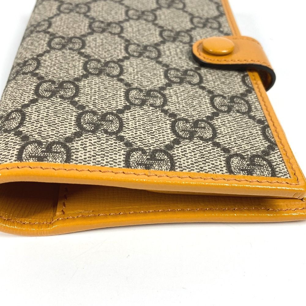 送料無料で格安。 GUCCI グッチ パスポートケース RETRO ロゴ 724562 GGスプリームキャンバス イエロー 特殊な