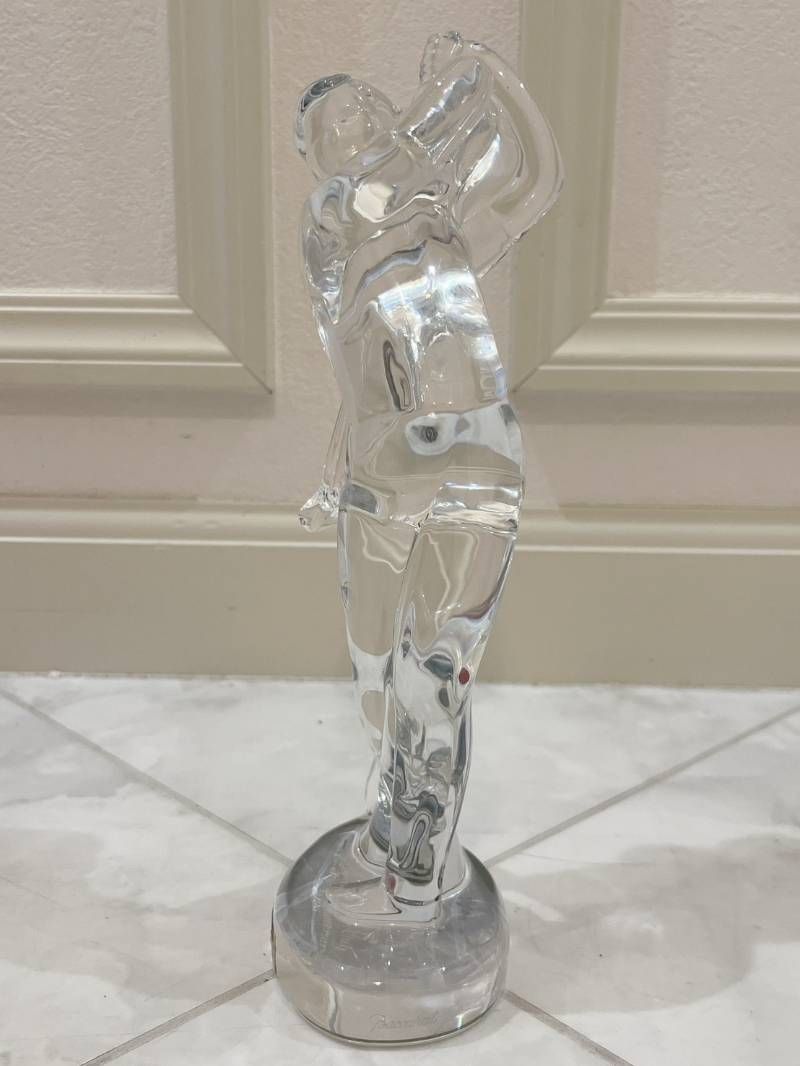 Baccarat バカラ クリスタルガラス ゴルフスイング 置物 - メルカリ