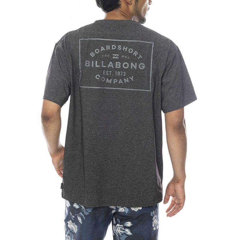 【SALE】2024春夏 新品【BILLABONG/ビラボン】【FOR SAND AND WATER】 SURF FLEX TEE 水陸両用ラッシュT BKH メンズ BE011-858