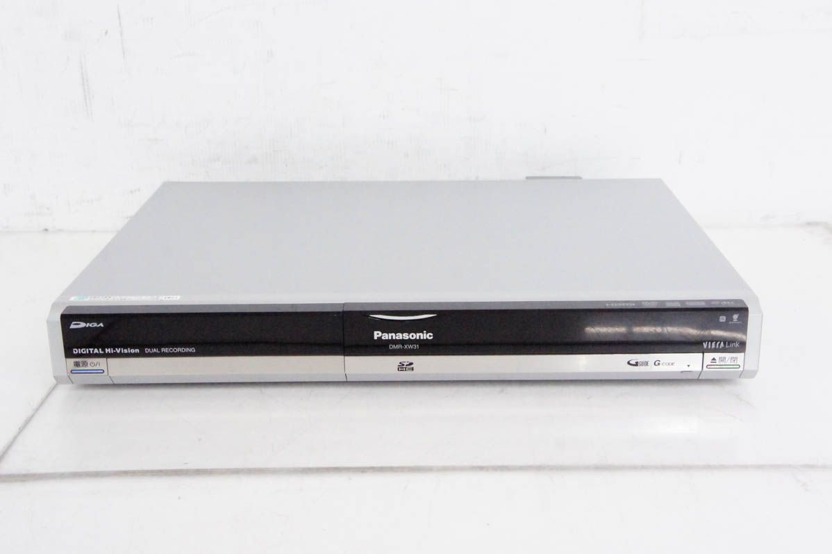 完動品 美品 パナソニック 500GB DVDレコーダー DMR-XW31-S 楽天市場】【中古】パナソニック 500GB DVDレコーダー DIGA DMR
