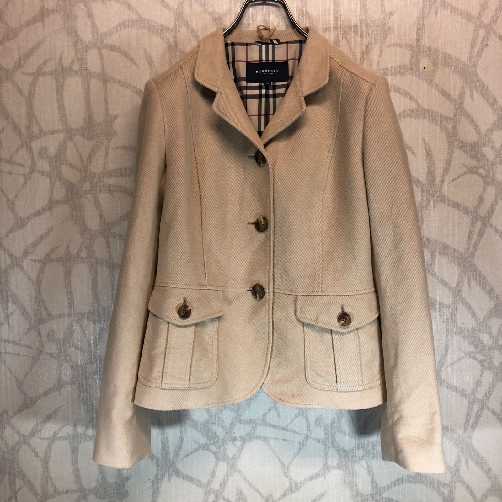 バーバリーロンドン BURBERRY ノバチェック ジャケット 三陽商会 FC039