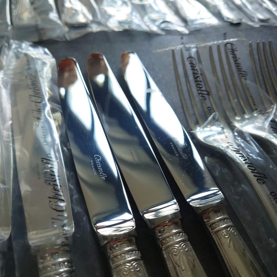 未開封 Christofle クリストフル マルメゾン  7本　カトラリーセット 未開封 Christofle クリストフル マルメゾン 7本 カトラリーセット