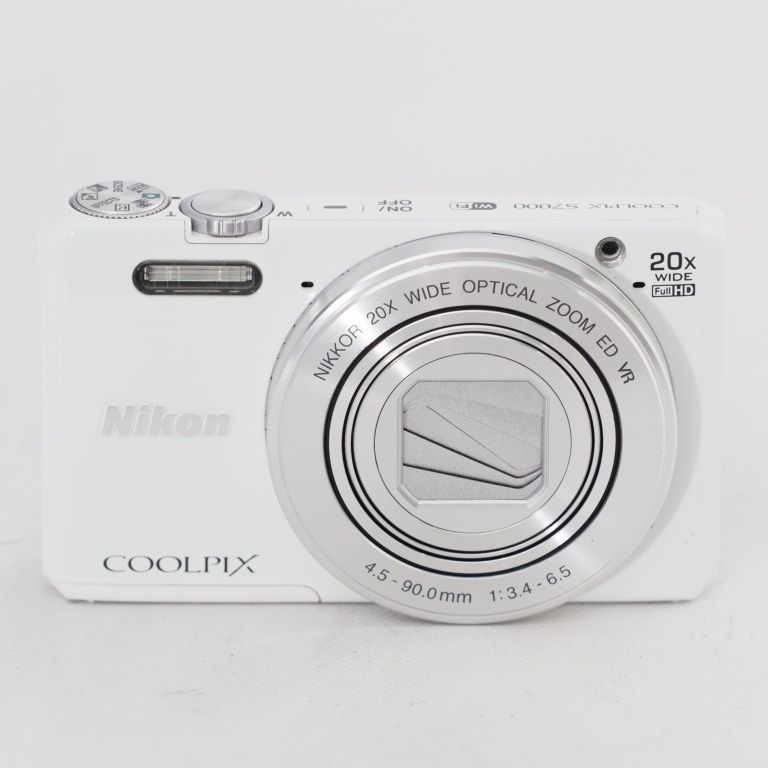 Nikon ニコン デジタルカメラ COOLPIX S7000 20倍ズーム 1605万画素 ホワイト S7000WH