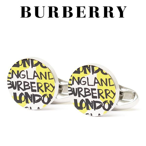 新品 バーバリー BURBERRY カフスボタン カフリンクス アウトレット