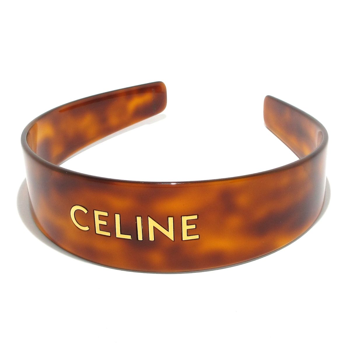 CELINE セリーヌ カチューシャ - ダークブラウン