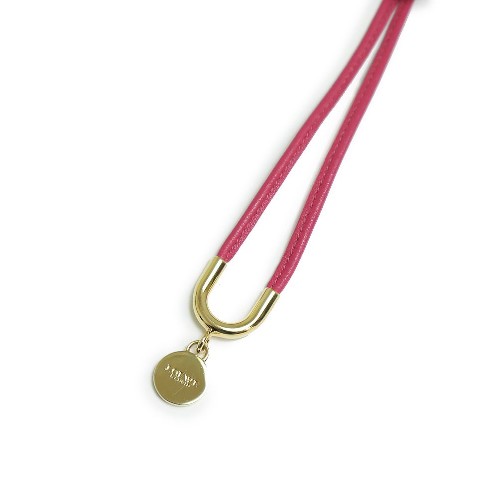 上品なブランド 花 フラワー ロエベ モチーフ レザー ストラップ バッグチャーム アクセサリー