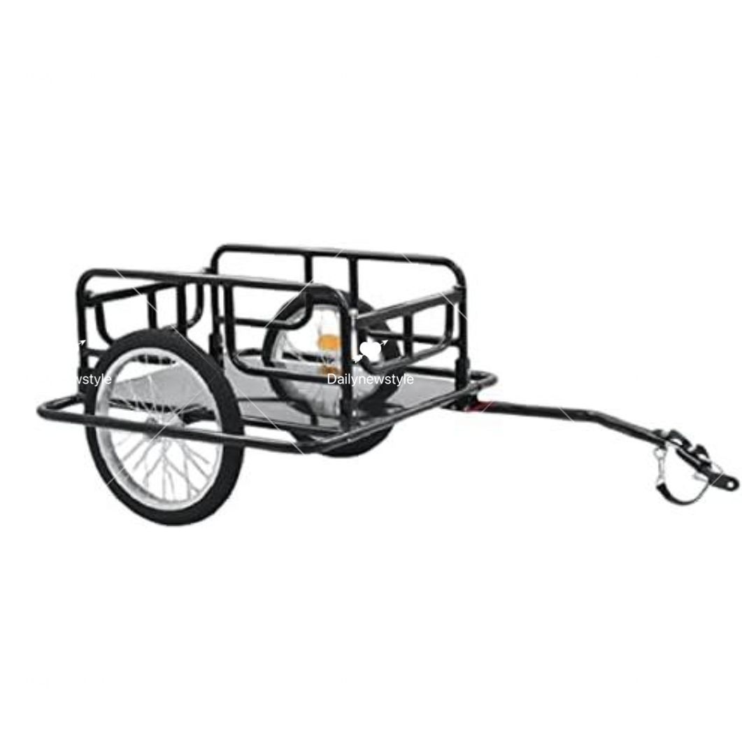 人気推薦◆ Size M マルチユースサイクルトレーラーカーゴバイクトレーラー 自転車用トレーラー 折りたたみ式フレーム 折り畳み式貨物自
