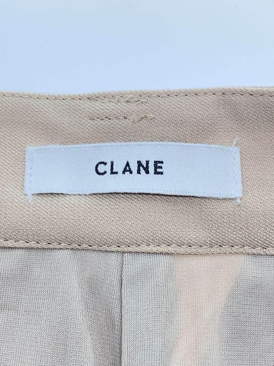 CLANE ボトム 0 ポリエステル ベージュ 13110-7232 BASIC TUCK PT 汚れ有