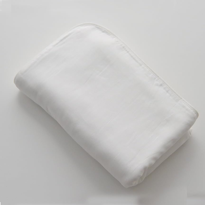Sleep Tailor 日本製 和晒し ガーゼケット ダブル 190×210cm ダブルガーゼ 綿100％ コットン 敏感肌 アトピー協会推薦 アレルギー エコテックス オールシーズン ブランケット ピュアホワイト ダブル