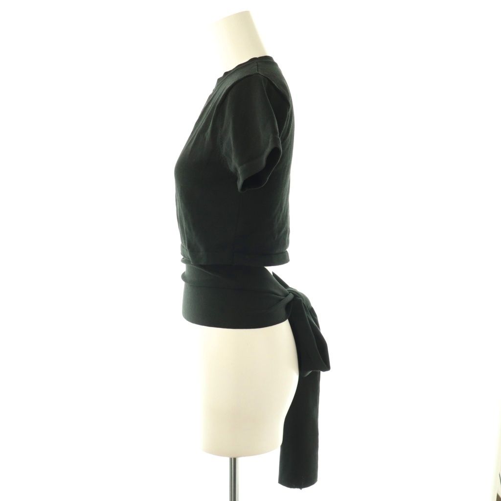 ケイル KAYLE COTTON BACK RIBBON KNIT TEE トップス ニット